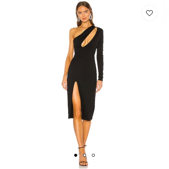 h:ours Dresses & Skirts - Pagne Midi Dress in Black
h:ours